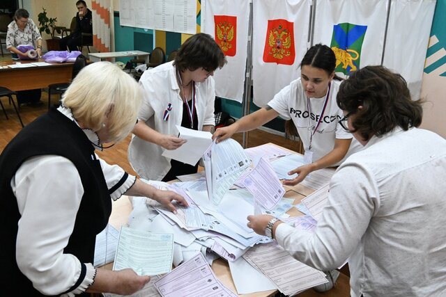 ЦИК: «Единая Россия» лидирует на выборах в Госдуму с 57,54% голосов
